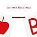 Back to School Banner with Apple Sign - First Day of School - Teacher Banner - Classroom Decor - Back to School Party Decoration Photo Props