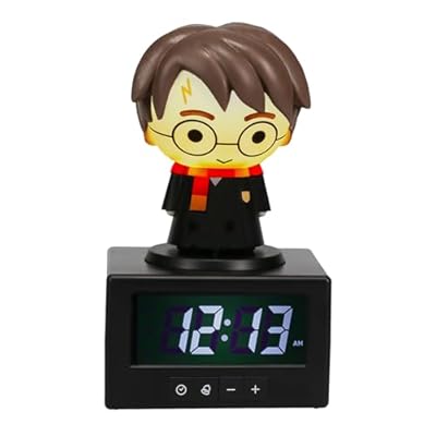Reloj Despertador Digital Harry Potter - Lámpara Nocturna Oficial con Temporizador, Decoración para Fans | Ya disponible en tu tienda friki favorita! En mundofriki.es!