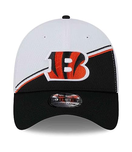 Gorra New Era Hombre Blanca/Negra Cincinnati Bengals 2023 miniatura 2