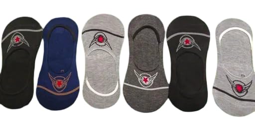 Soft Cotton Socks for Men Pack of 6 | Trendy Solid Pattern Ankle Length Regular Socks Multi free size-image-33