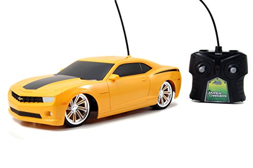 Image of Jada Toys HyperChargers 2010 Chevy Camaro SS 1:16 BTM Remote Controlled Vehicle, Yellow