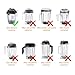 EastFune Advance Blade Assembly Replacement for Blenders 48oz Advance Container, fit for Touch & Go, The Quiet One, Drink Machine, Barboss and Blending Station Advance Commercial Series