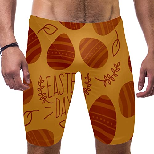 Traje de baño jammer de resistencia HUI JIN SHOP largo con estampado feliz de huevo de Pascua