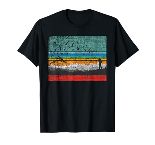 Retro Birding Bird Watching Bird Watcher Birder T-Shirt Small