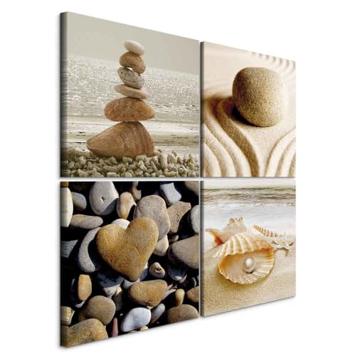 Peinture décorative au gel imitant les coups de pinceau paysage de mer romantique