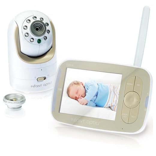 Infant Optics DXR-8 Video Baby Monitor with Interchangeable Optical Lens