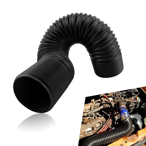 Flygun 1 PC Car Inlet Cold Air Intake Hose, Flexible