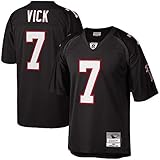 Mitchell & Ness Men's Michael Vick Black Atlanta Falcons 2002 Authentic Throwback Retired Player...
