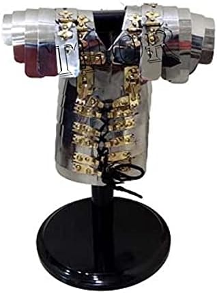 THOR INSTRUMENTS Medieval Roman Armor Mini Lorica Jacket Decorative Item W/Black Wooden Stand Rustic Vintage Home Decor Gifts image 4