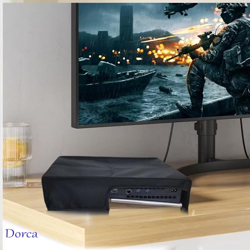 Image of Dust Cover for PS5 Console Digital Edition & Disc Edition Playstation5 - Horizontal Anti-Scratch Dust Guard, 1680D Oxford Cloth, Waterproof Protective Premium Quality, Durable & Stylish Design