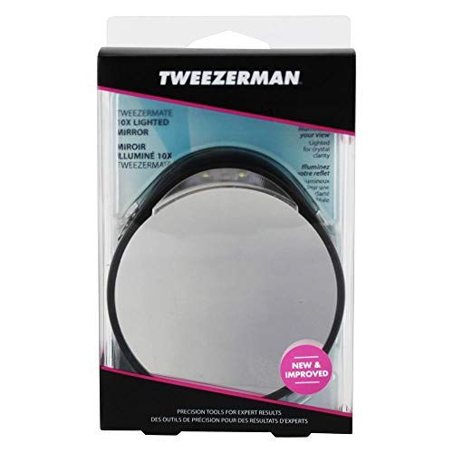 Tweezerman 10x Lighted Mirror, 2.40 Ounce