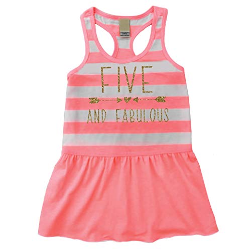 Bump and Beyond Designs Girls Fifth Birthday Dress, 5th Birthday Dress