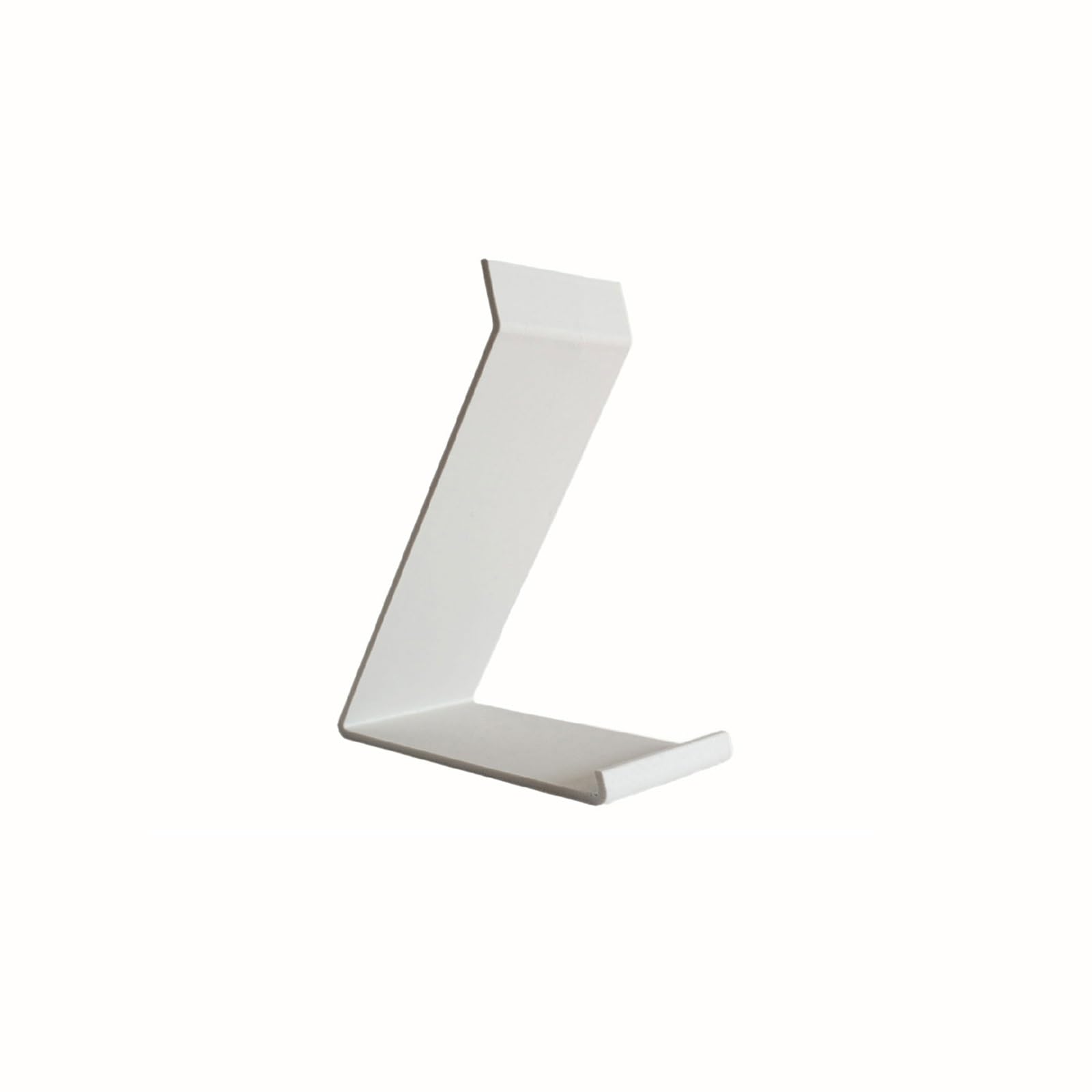 Supporto Vinili da Tavolo a Z Porta Dischi Multifunzione. | Porta Dischi in Plastica con Gommini Antiscivolo Organizer Multifunzione Musica.(White)