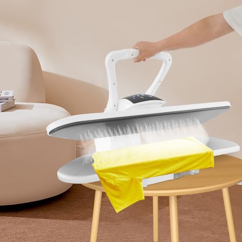 Using the Steam Iron Press on Shirts and Linens