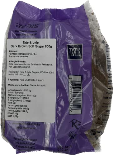 Tate + Lyle Weicher Brauner Rohrzucker 500g