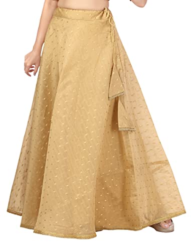 Image of Studio Shringaar Women's Polyester Maxi Skirt