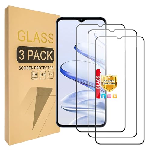 Lucyliy [3 paquetes] Compatible con Piezas para Motorola Moto G20 Protector de pantalla de vidrio templado, compatible con fundas [Alta definición][Dureza 9H][Antiarañazos]