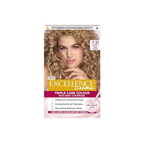 L 'Oreal Paris excelencia pelo Colorante oscuro caramelo Rubio 7.31