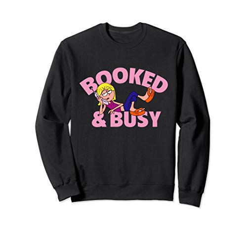 Disney Channel Lizzie McGuire Animated Lizzie Booked & Busy Sweatshirt
