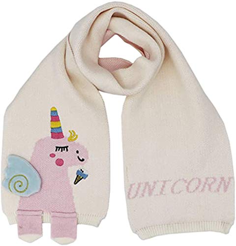 Kids Toddler Girl Boy Soft Cute Unicorn scarf for winter Cozy Soft Warm Fashion Knit Neck Warmer Scarfs