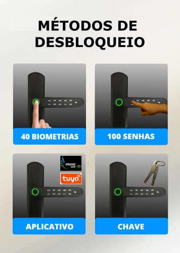 Fechadura Digital Eletronica Biometrica Bluetooth App Primebras Lisboa