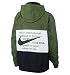 Produktbild Nike Herren M NSW Swoosh JKT HD WVN Sport Jacket, Black/White/Treeline/Black, M