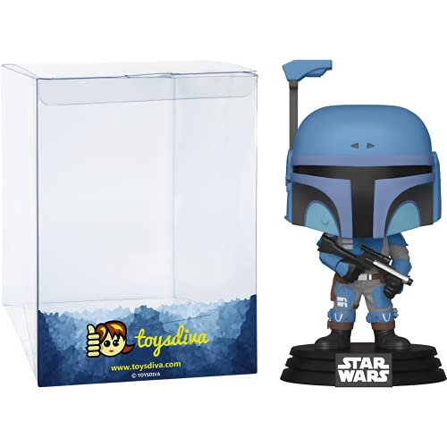 Death Watch Mandalori A N [Two Stripes]: Fun Ko P O P ! Vinyl Figurine Bundle With 1 Compatible 'Toysdiva' Graphic Protector (354 - 46091 - B)