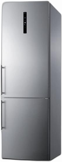 Summit 24" Refrigerator, 10.6 cu.ft Capacity Refrigerator - Freezer, Bottom