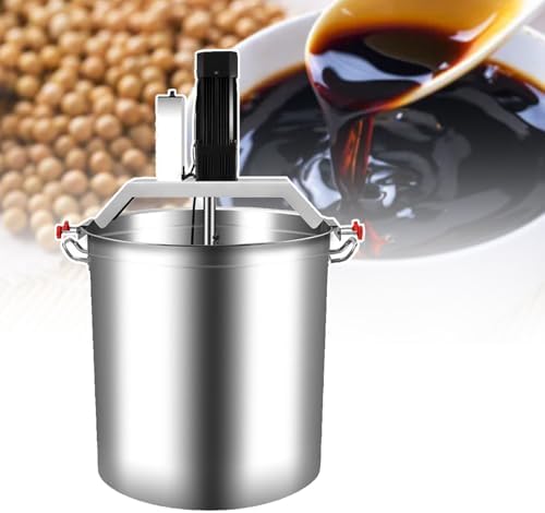 Commercial Self-Stirring Pot 140L, Direct Heating Automatic Stirrer for Soups, Sauces & Jams - Ideal for Restaurants & Kitchens, 110V Seasoning Mixer