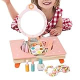 Commodité pliable : les és de jeu pour combinent une structure pliable avec une apparence réaliste et une décoration en miroir, la portabilité et la facilité de rangement ; cette conception améliore la stimulation du jeu de rôle et favorise la créativité dans divers environnements de jeu