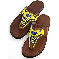 SANDALIA ARTESANAL MUJER BREEZE POINT SUNFLOWER, marrón, 39 EU Stretta