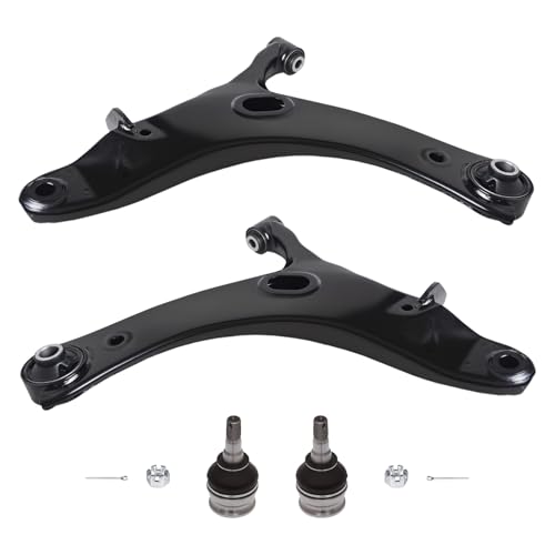 TUCAREST 4Pcs Suspension Kit (K9513 K623560 K623561) Front Lower Control Arm and Ball Joint Fit For 2016-2017 Su-baru Crosstrek, 2013-2015 XV Crosstrek [# 20202FJ050 20202FJ041 20202FJ060 20206AJ000]