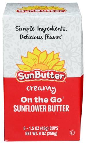 S.unButter Natural Sunflower Nut Butter 9 oz (Pack of 6)