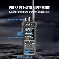 Radtel RT-950 PRO Amateurfunkgerät, GPS/APRS, 10 W Walkie-Talkie, Handfunkgerät mit großer Reichweite, AM/FM/CB/SW/MW/LW RX, Bluetooth-App-Programmierung, NOAA, Spektrumanalysator (mit Prog – Ansicht 6