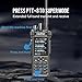 Radtel RT-950 PRO Ham Radio TX GPS/APRS, 10W Walkie Talkie Long Range Handheld Two Way Radio, AM/FM/CB/SW/MW/LW RX, Bluetooth APP Programming, NOAA, Spectrum Analyzer (with Programming Cable)