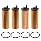 A6541801100 Engine Oil Filter Kit 4PCS, Replacement for Mercedes-Benz Sprinter 2500 3500 3500XD