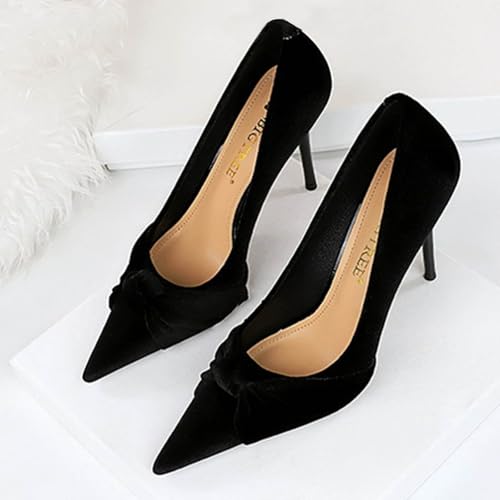 Chaussures de banquet à talons hauts confortables noir 40