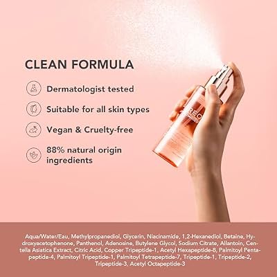 FOREO SUPERCHARGED Barrier Restoring Essence Mist, 3.7 fl oz - Collagen Boosting Spray Moisturiser - Collagen Peptides, Niacinamide, Centella Asiatica, Panthenol - Face Mist For All Skin Types