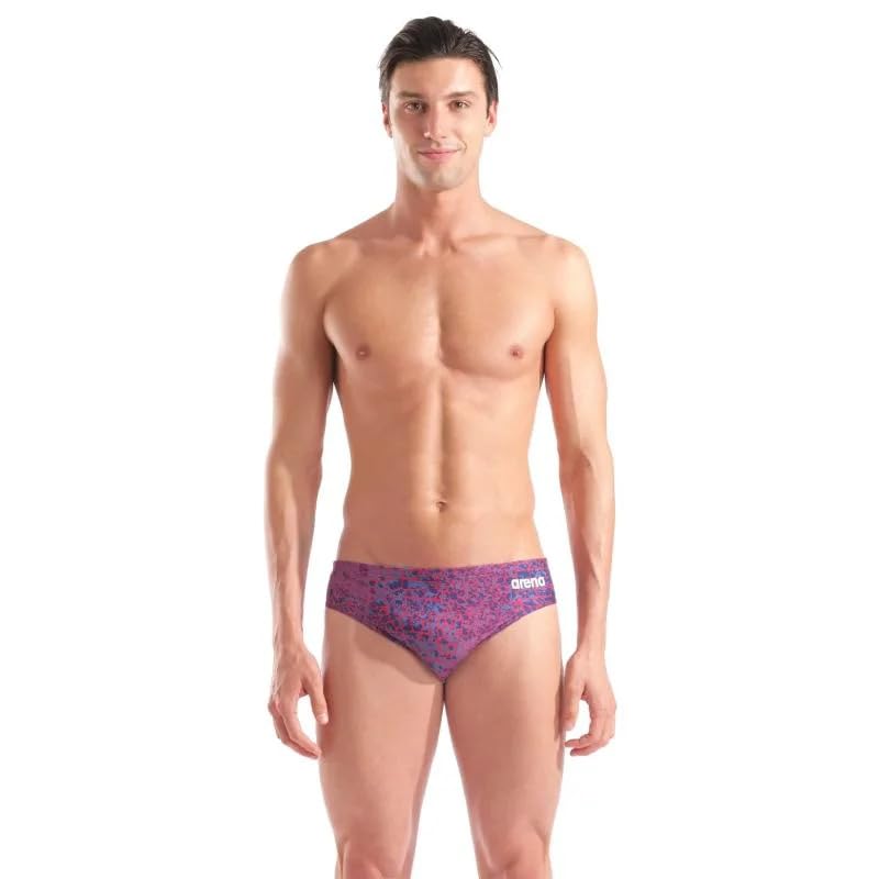 ARENA Costume Uomo Slip Nuoto Piscina Brief Dreaming Line Swim Red Snake Taglia 46 ITA