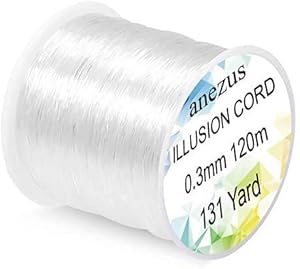 Anezus clear monofilament fishing line spool