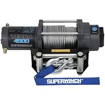 4500 lbs Winch Roller Fairlead 50ft Steel Rope