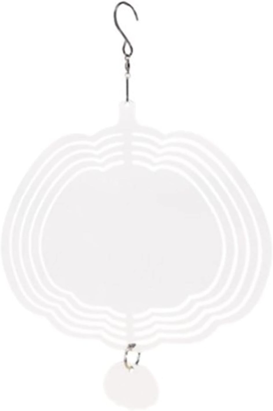 Aluminum Printabl 3D Sublimation Wind Spinner Double Sided Sublimation Garden Wind Spinners for Yards & Garden Decoration