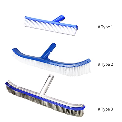 mewmewcat Escova de piscina Escova de Lavagem Pesada para Aquário Algas Musgo Escovas de Limpeza Fer