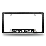 Rico Industries NFL Seattle Seahawks Black 12' x 6' Chrome All Over Automotive...