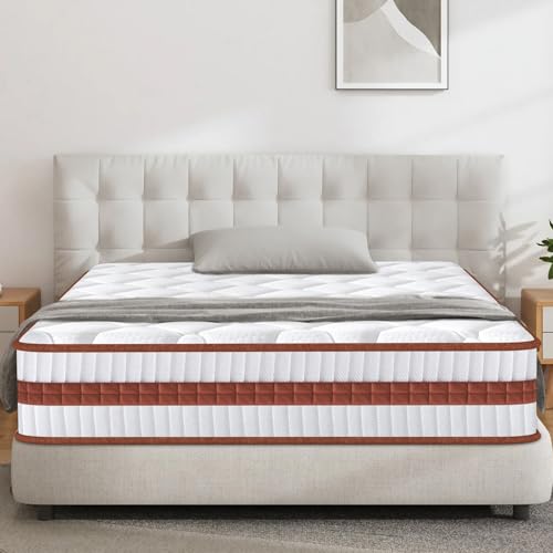YIDATONG Colchón 90x190, Altura 26 cm, Colchón Viscoelástico Híbrido Box Hybrid con Núcleo de Muelles Ensacados, Firmeza Media, Certificado Oeko-Tex, Transpirable, Hipoalergénico, Ergonómico