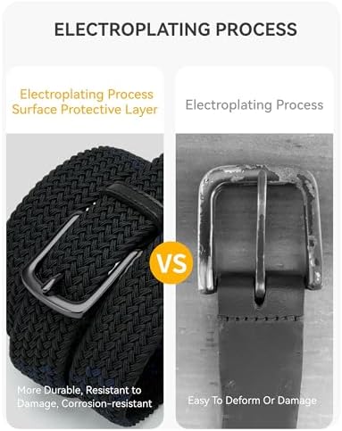 CHAOREN Men's Belt, Automatic Leather Belt, Men's Ratchet for Men, Business Suit, 35 mm Belt without Holes, Size Adjustable