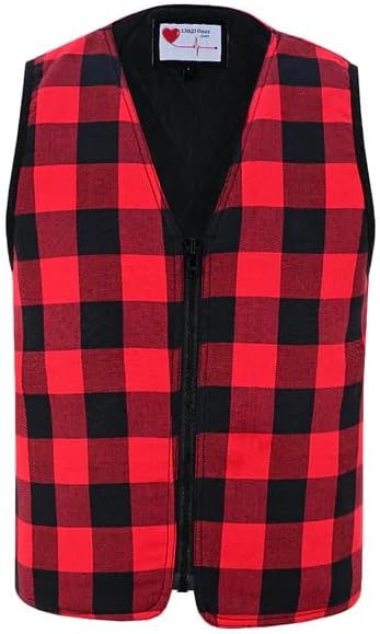 LVAD Gear Flannel Vest for LVAD Patients - Durable and Comfortable LVAD Clothing with Controller & Battery Pockets - Image 2