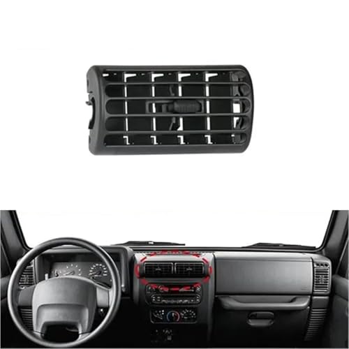 Rejilla de ventilación central para solucionar fallos de aire en Jeep Wrangler TJ 4