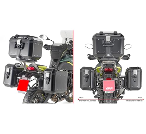 Portamaletas lateral Givi Monokey Benelli TRK 702 2