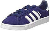 Tomaia: plastica adidas Campus J, Scarpe da Ginnastica Basse Unisex-Adulto, Blu (Dark Blue/Footwear White/Footwear White), 36 2/3 EU